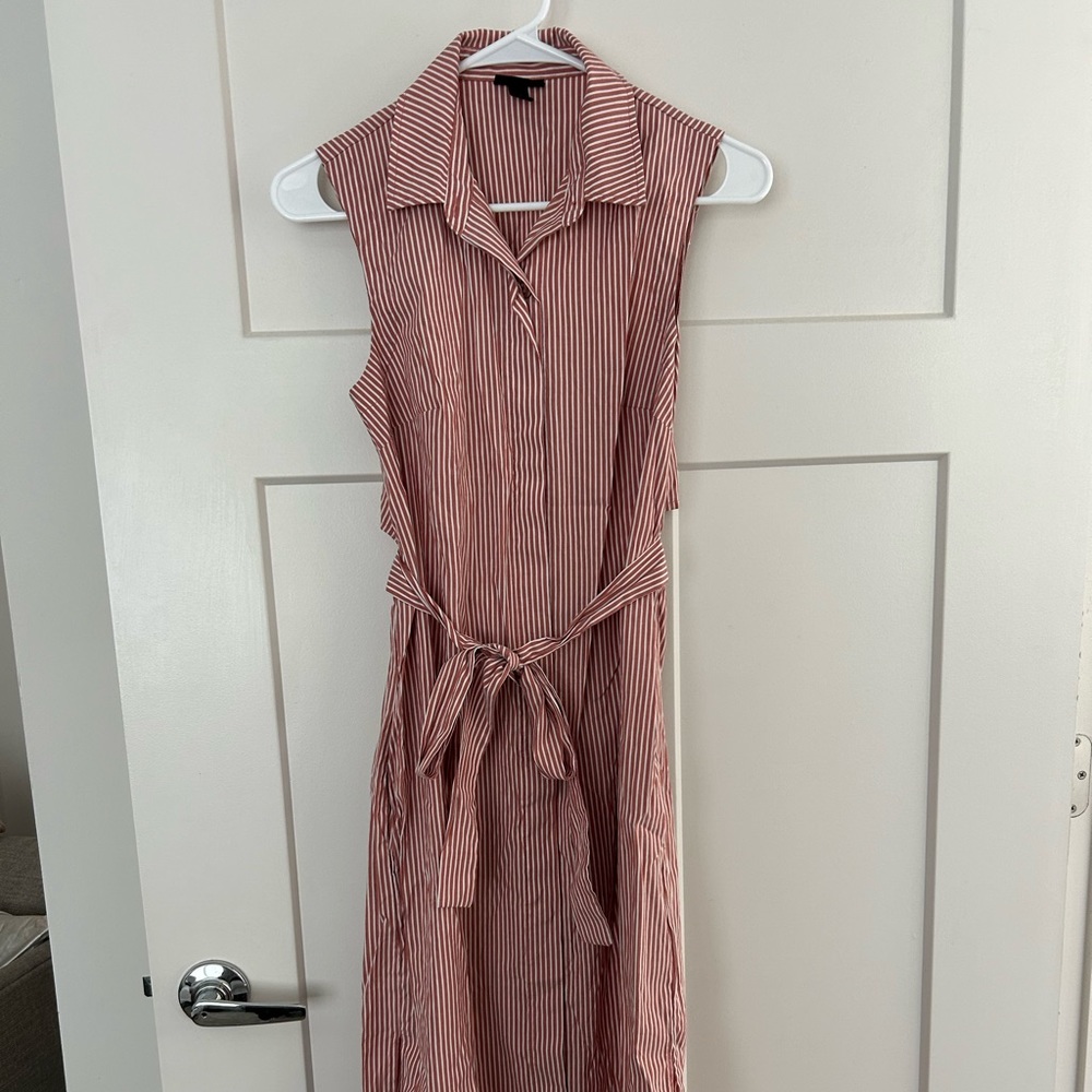 Cut out tie midi dress